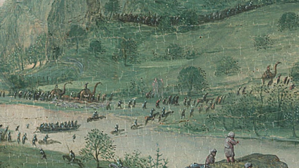 Los artistas europeos pintaban animales extraños con relatos ajenos