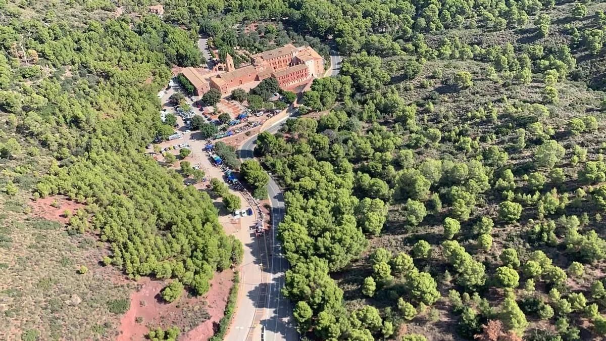 Imágenes del helicóptero de vigilancia forestal cubriendo el Rally Subida a la Santa de Totana en 2021