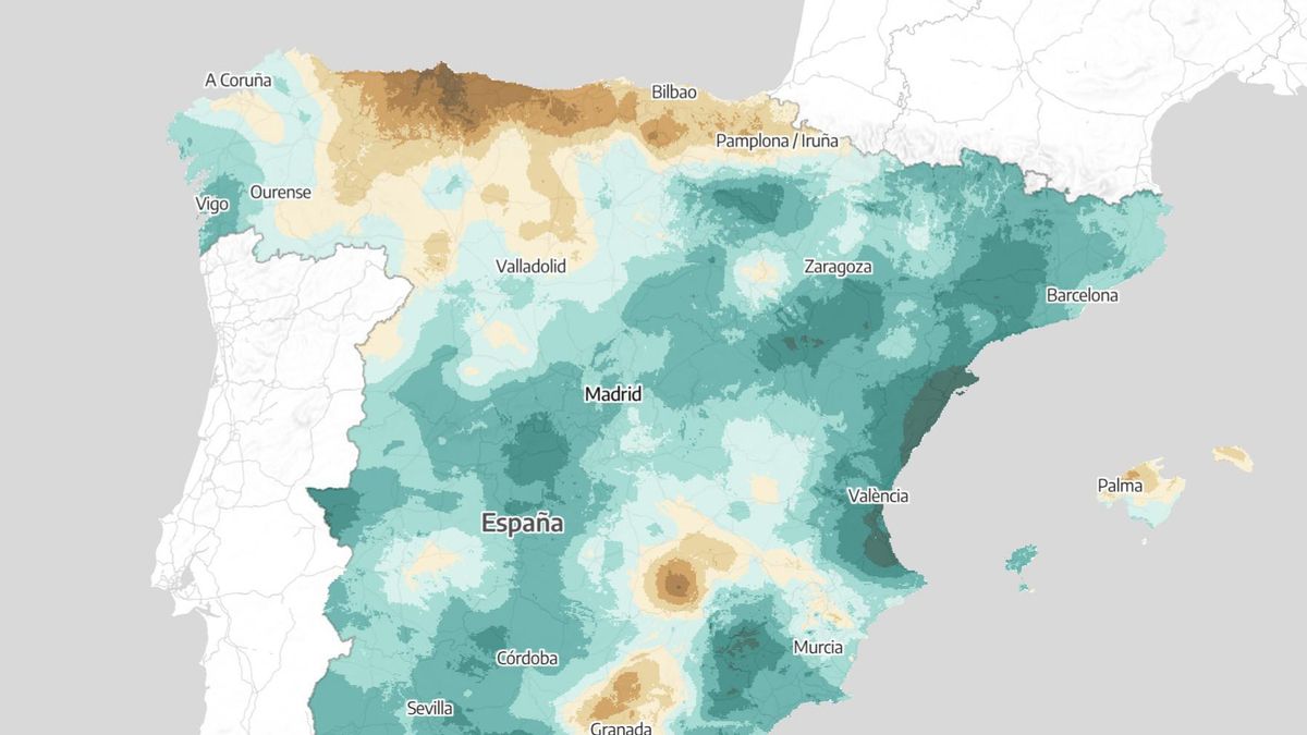 Mapas y claves para entender qué está pasando con la sequía en Cantabria