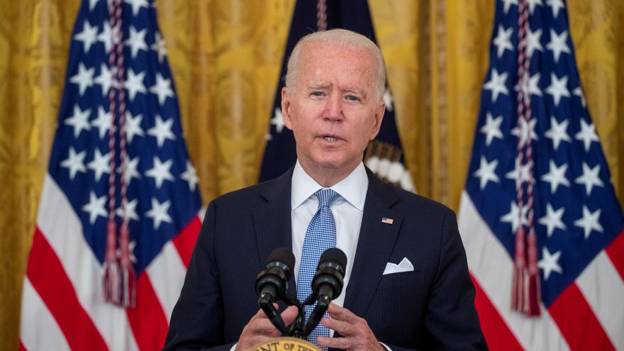 En la imagen, Joe Biden, presidente de EE.UU. EFE/EPA/SHAWN THEW
