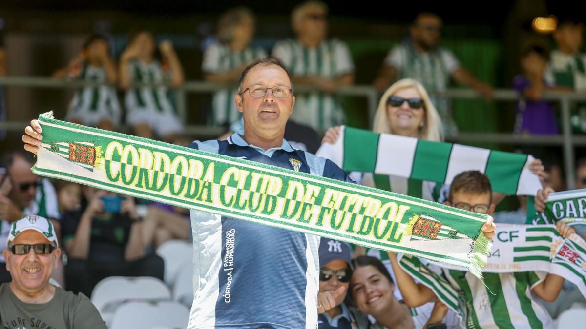 Grada Blanquiverde del Córdoba CF - Sporting de Gijón