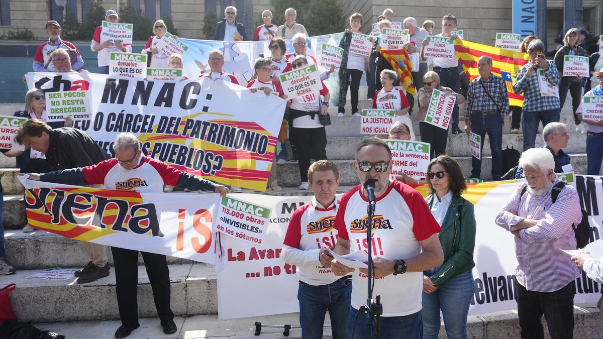 Concentración ante la sede del MNAC este sábado