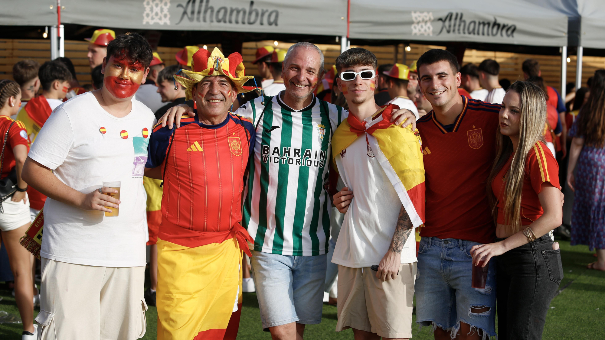 Afición de la selección española en el Córdoba Live