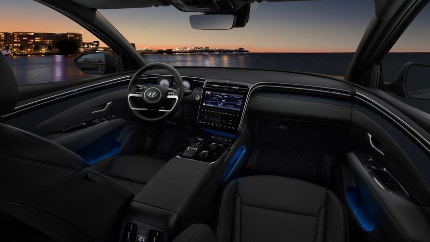 Habitáculo del nuevo Hyundai Tucson.