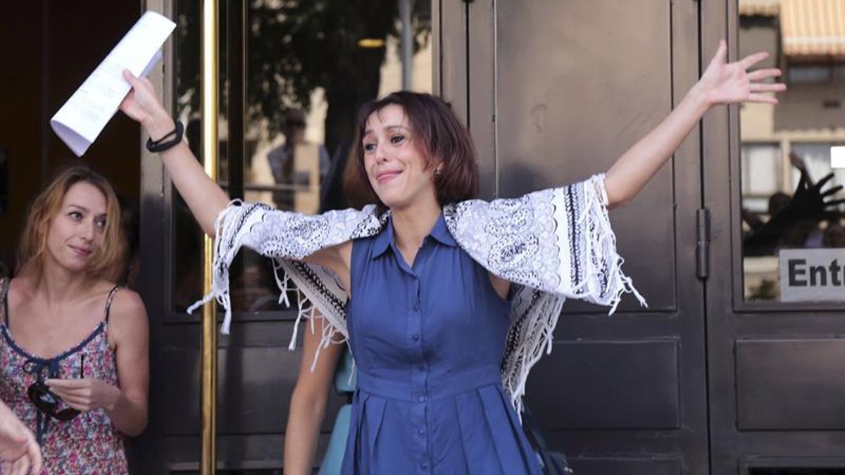 Juana Rivas a la salida del juzgado / EFE