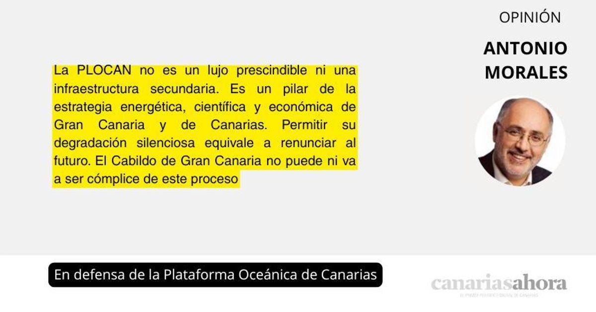 En defensa de la Plataforma Oceánica de Canarias