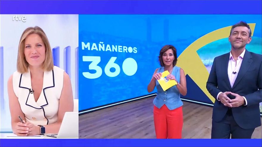 La 1 reafirma su control de la mañana con Silvia Intxaurrondo (17.5%) y sus 'Mañaneros 360' (14%)