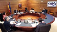 Pedro Sánchez preside el Consejo de Ministros.