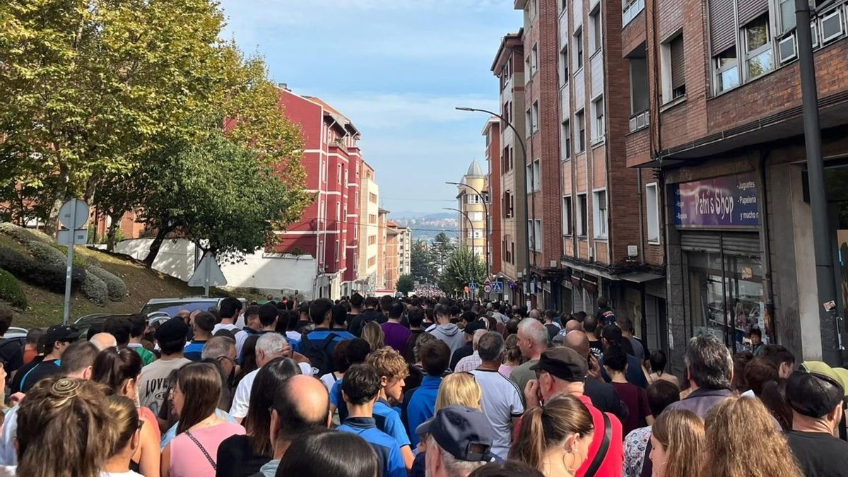 Protesta en Santurtzi, este sábado