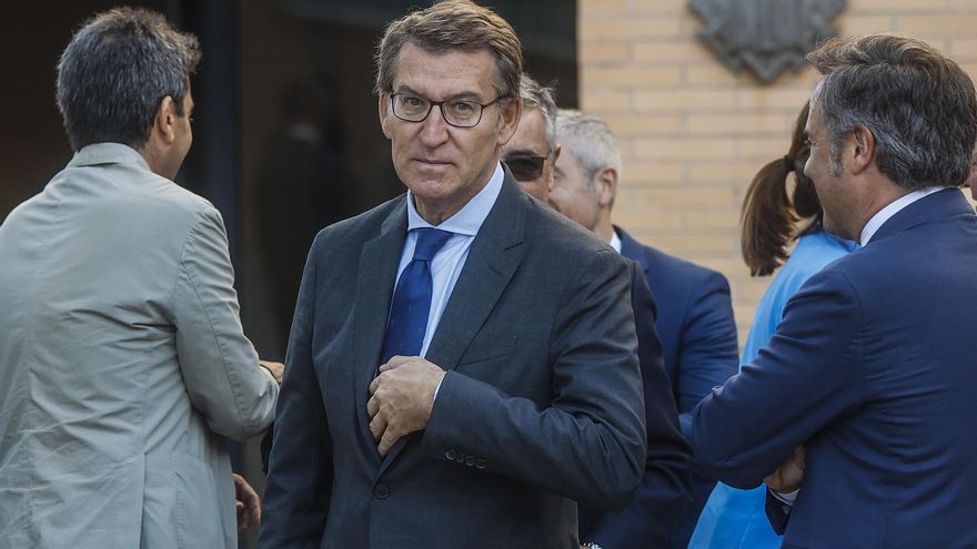 El presidente del Partido Popular, Alberto Núñez Feijóo.