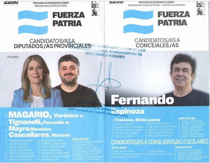 FUERZA PATRIA - LA MATANZA