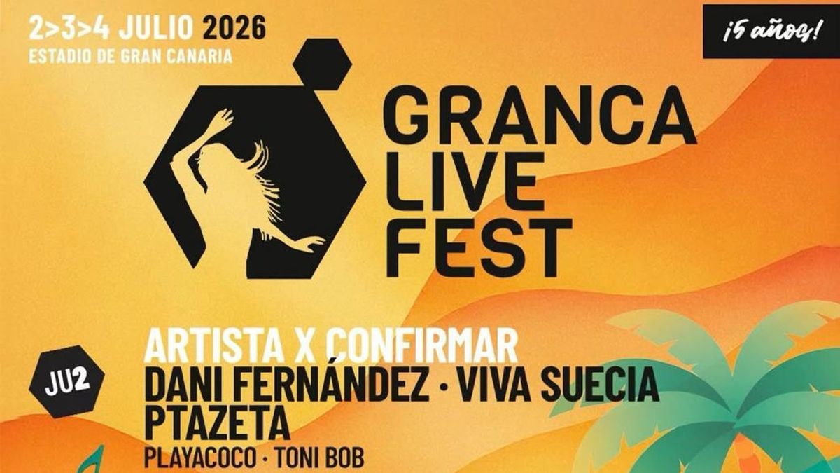 La mejor música cantada en español protagoniza el cartel del Granca Live Fest