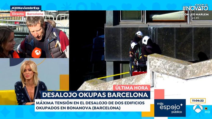 Un hombre irrumpe en 'Espejo Público' para cuestionar al programa en directo: "Susanna, creo que estás desinformada"