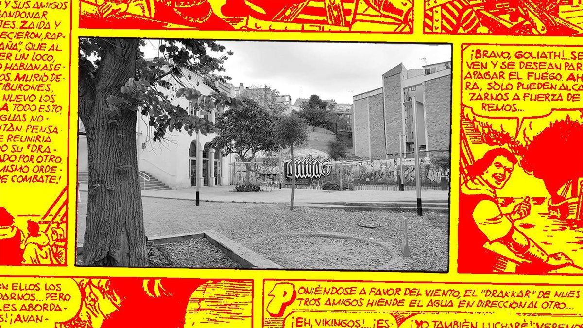 Los vecinos de Vallcarca rechazan bauitzar a una de sus plazas con el nombre de 'Capitán Trueno'