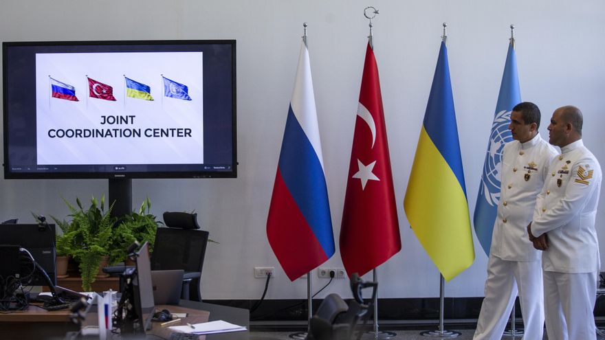 Turquía inaugura un centro de coordinación para la exportación de cereal ucraniano EFE/EPA/ERDEM SAHIN