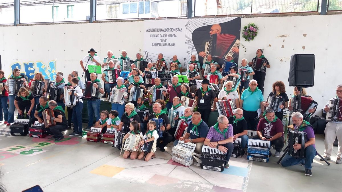 Primer encuentro de acordeonistas en homenaje a Eugenio García Madera, Geni.
