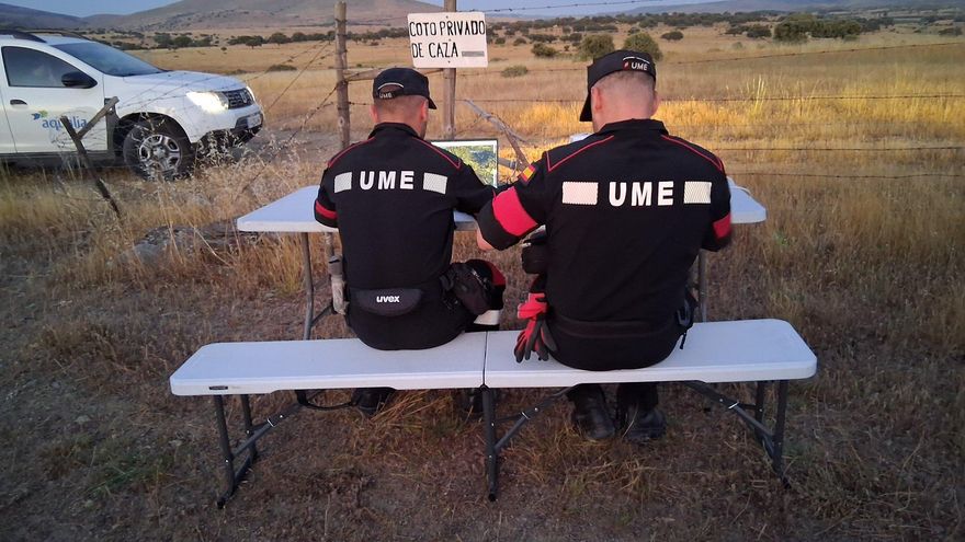 La UME entra en Ávila para "apoyar" en las tareas de reparación de la tubería para que el agua sea potable de nuevo