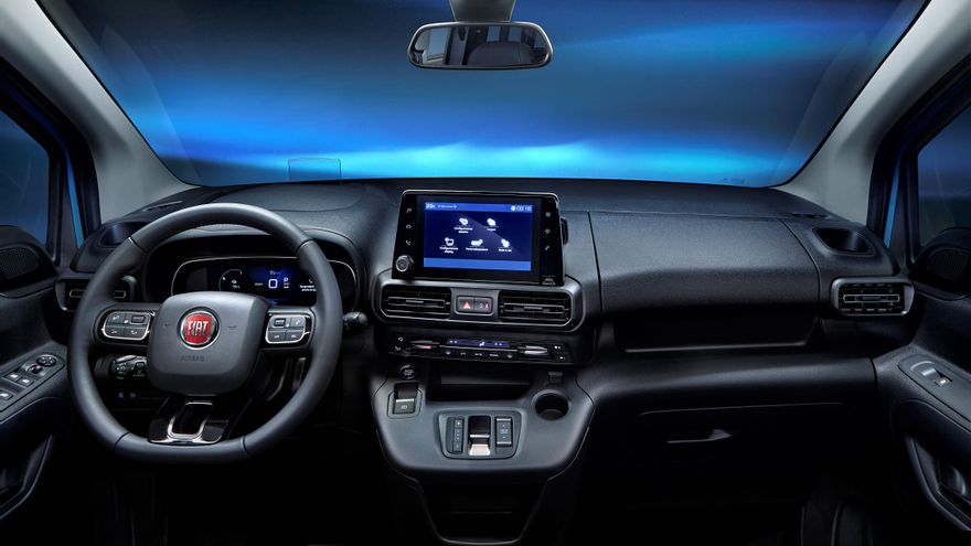 Salpicadero del nuevo Fiat Doblò.