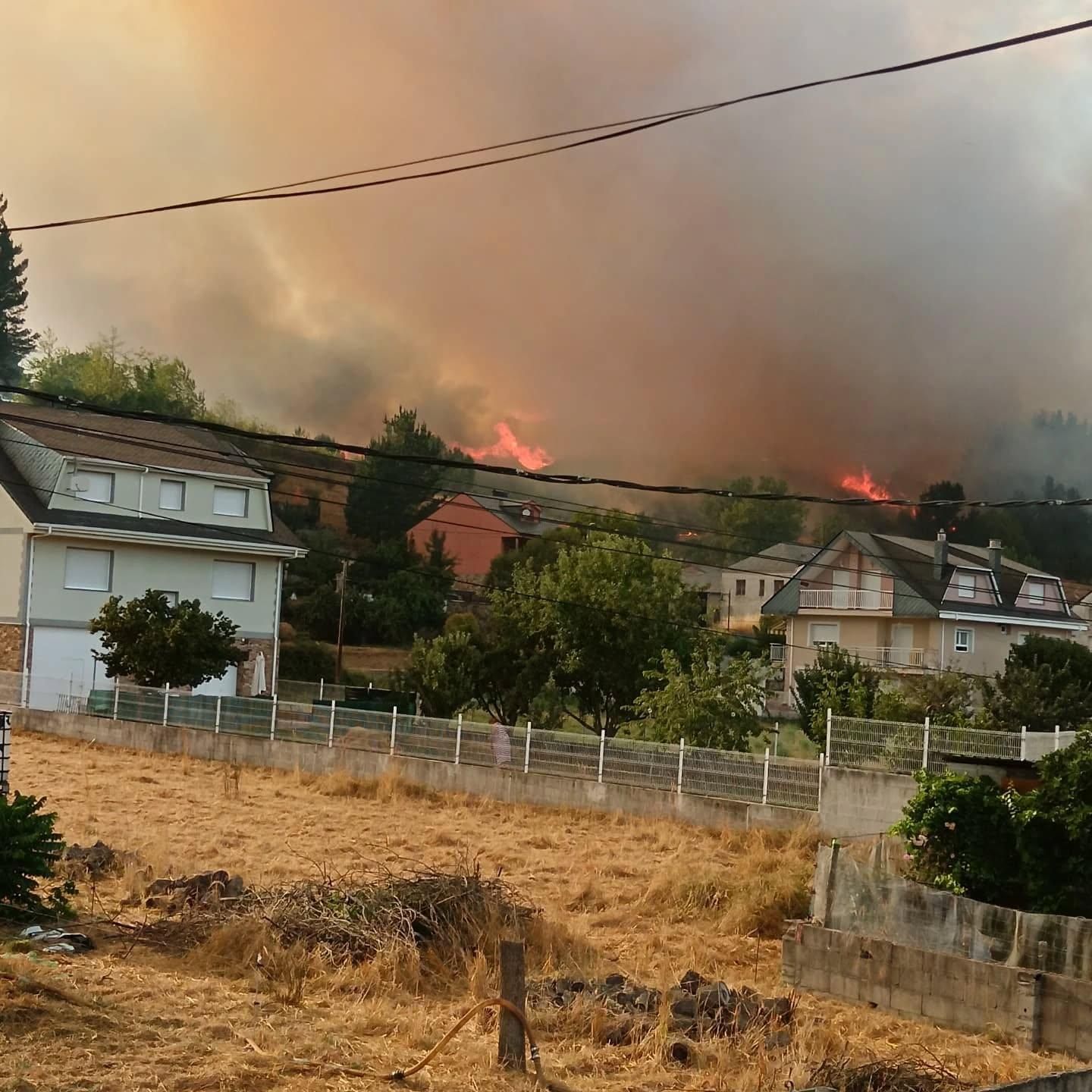 Incendio en Sésamo. / Facebook Reserva de la Biosfera de los Ancares Leoneses