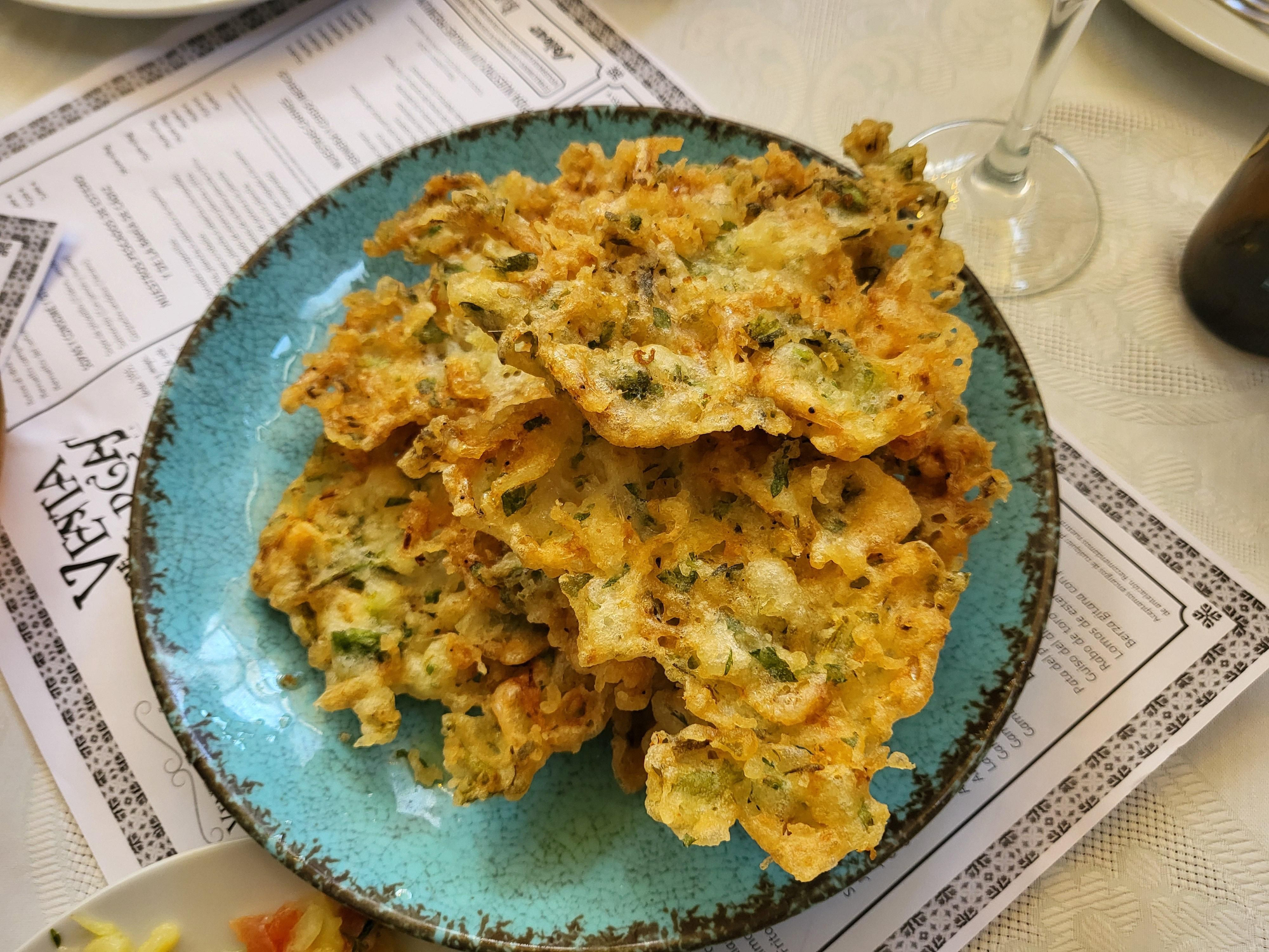 Tortillita de camarones