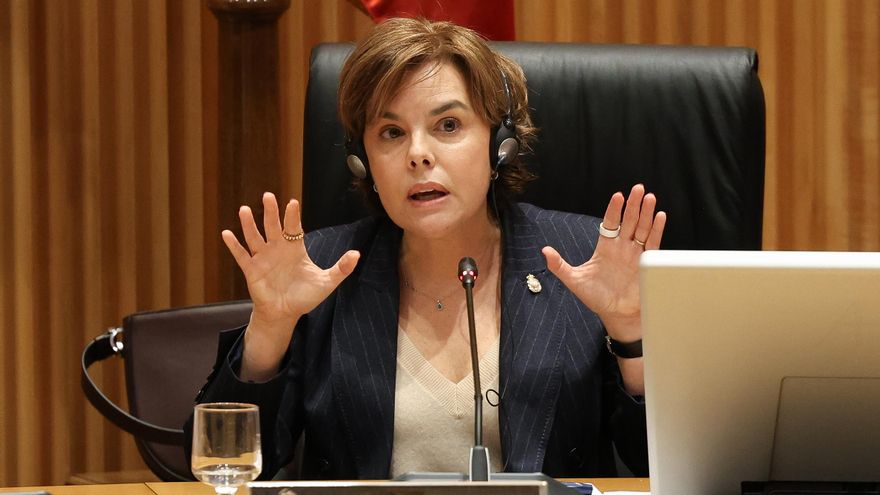 La exvicepresidenta del Gobierno Soraya Sáenz de Santamaría.
