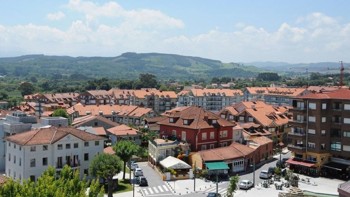 Vista de la localidad cántabra de Noja.