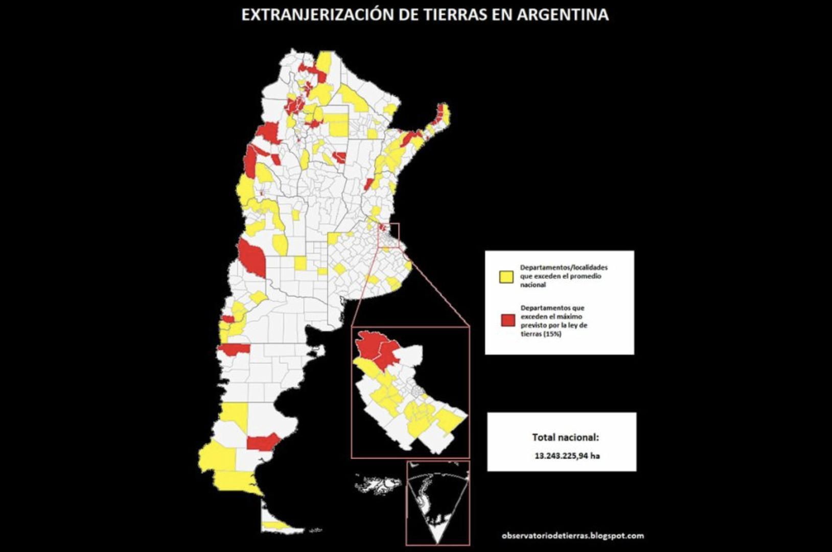Extranjerización de tierras en Argentina