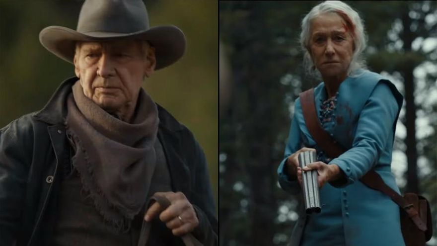 Harrison Ford y Helen Mirren se dejan ver en el primer avance de '1923', la serie precuela de la exitosa 'Yellowstone'