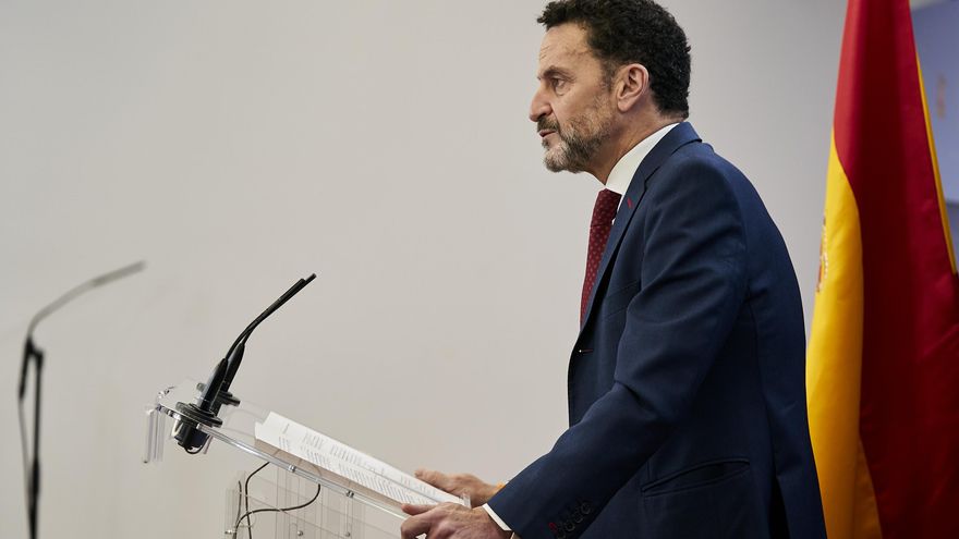 El portavoz nacional de Ciudadanos (Cs), Edmundo Bal, en una rueda de prensa anterior a una Junta de Portavoces en el Congreso de los Diputados, a 21 de diciembre de 2021, en Madrid, (España).