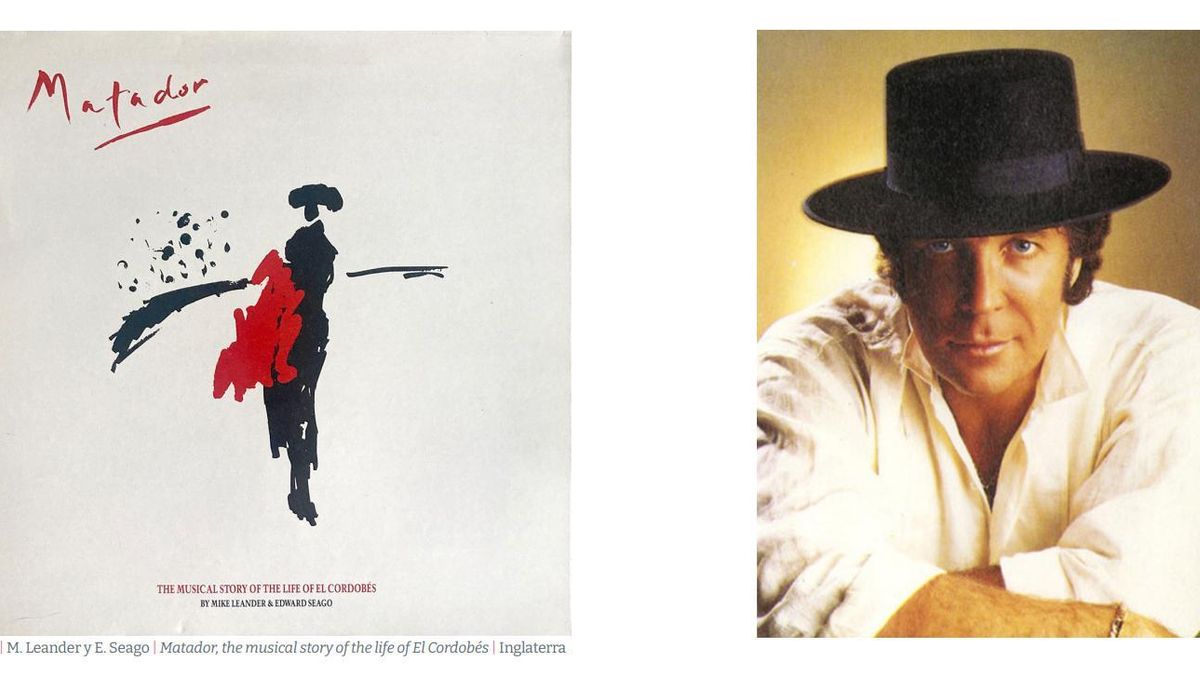 Disco de la ópera rock 'Matador', en la que Tom Jones (con sombrero cordobés) se puso en la piel de Manuel Benítez.