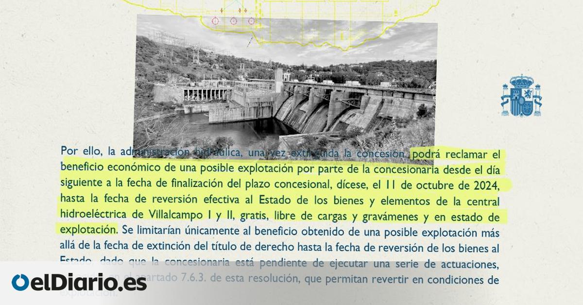 El Gobierno pedirá a Iberdrola el lucro cesante de la concesión hidroeléctrica de Zamora caducada hace un año
