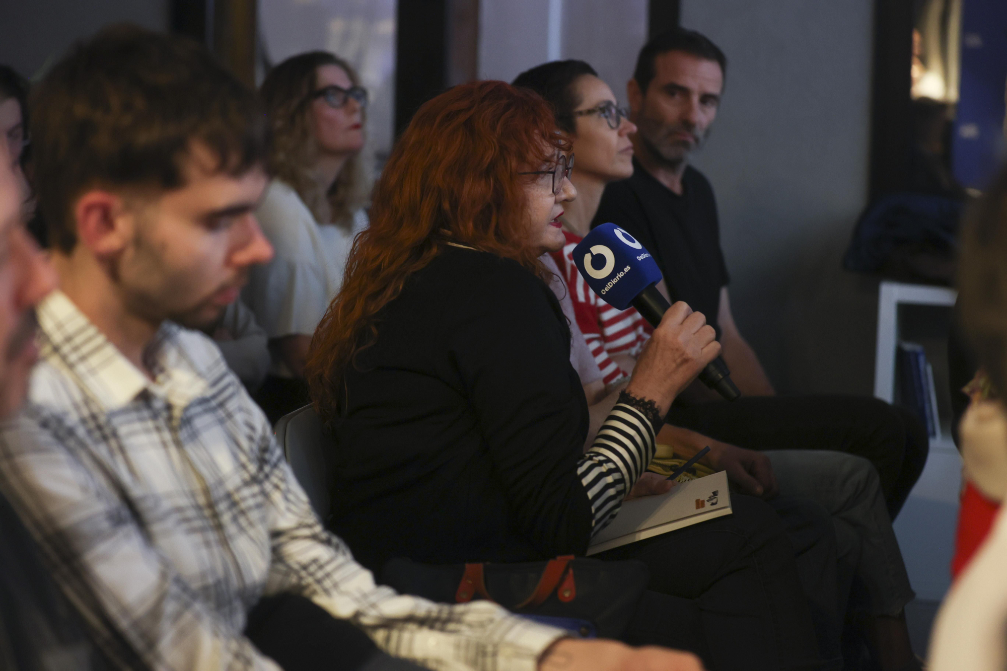 En la redacción con Gabriela Sánchez, en imágenes