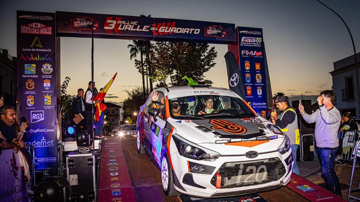 Imagen de una edición anterior del Rally Valle del Guadiato
