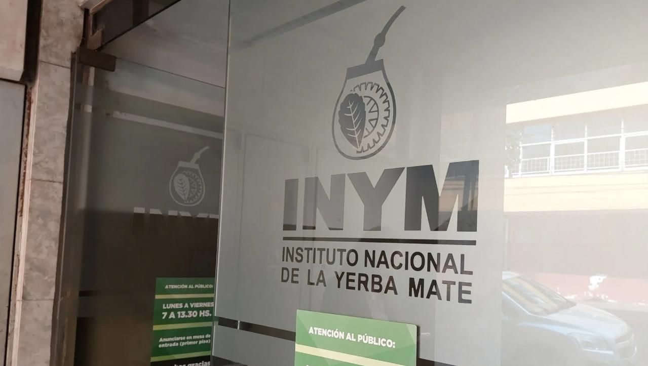 Oficinas del Instituto Nacional de la Yerba Mate (INYM) en Posadas.