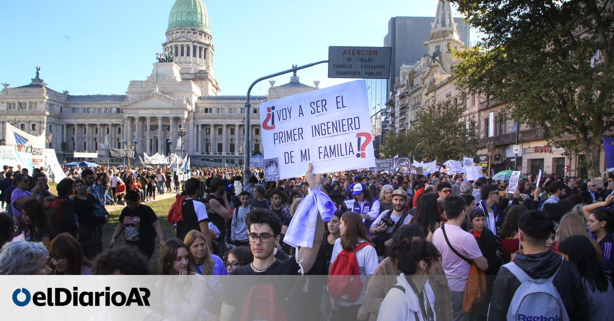 Preparan una nueva marcha federal universitaria contra el nuevo veto de Milei a la ley de financiamiento