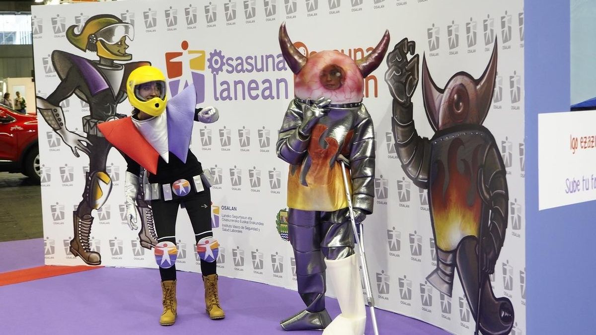 El stand de Osalan en el PIN busca la sensibilización, aprendizaje y juego en torno a la prevención de riesgos laborales