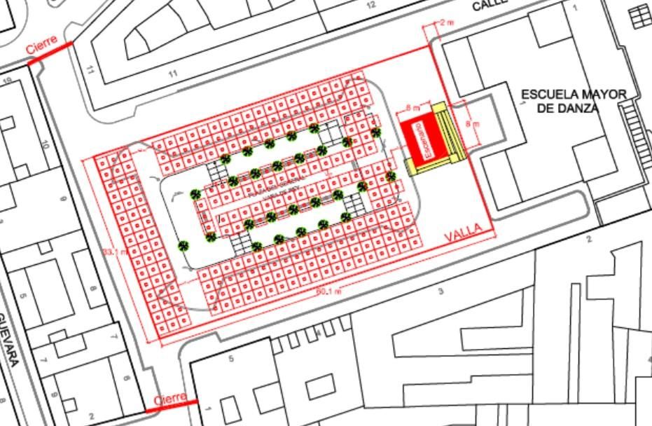 Escenario Plaza Vara del Rey