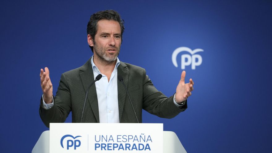 Archivo - El portavoz del PP, Borja Sémper.