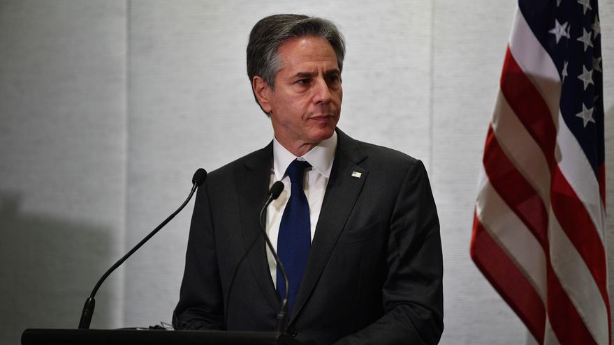 El secretario de Estado de EE. UU, Antony Blinken. EFE/EPA/JAMES ROSS