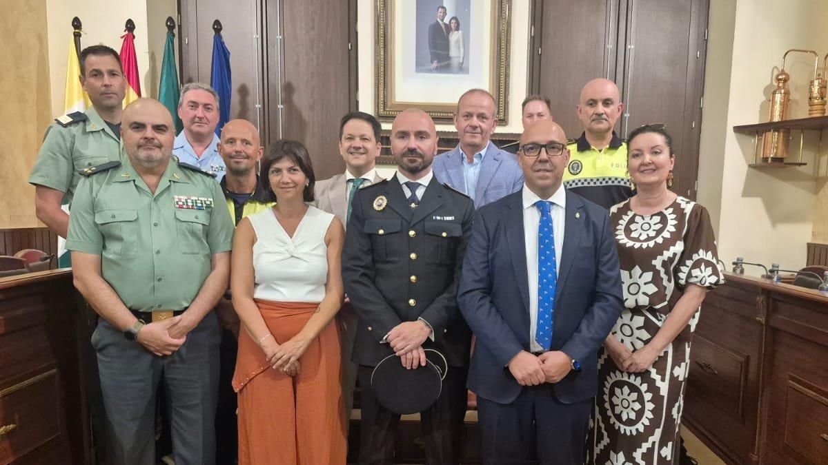 Jesús Egea toma posesión como nuevo jefe de la Policía Local de Rute