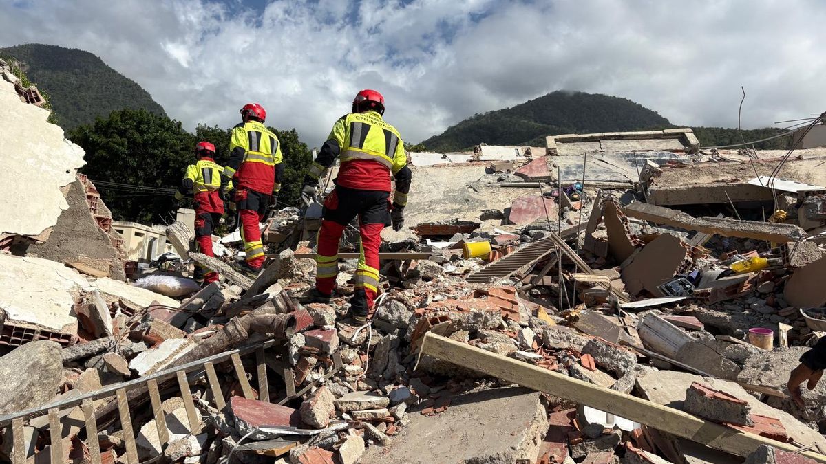 Labores de rescate en Venezuela.