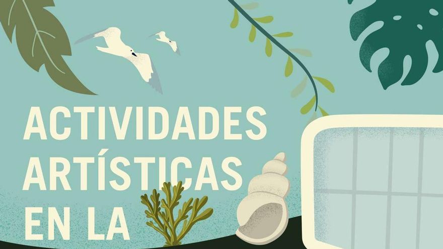 Cartel del curso 'Actividades artísticas en la naturaleza para potenciar la creatividad'
