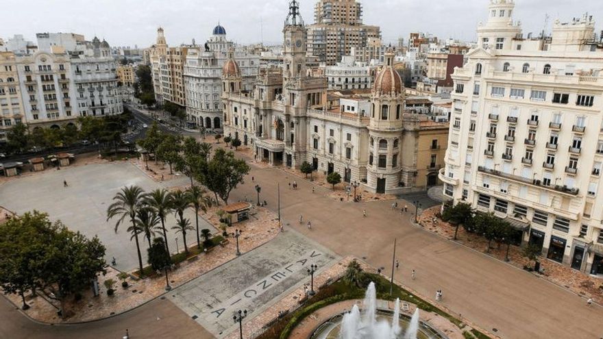 Plaza del Ayuntamiento de València.