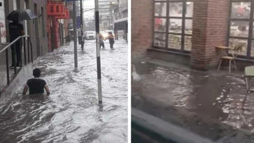 Un temporal provocó grandes inundaciones en San Salvador de Jujuy