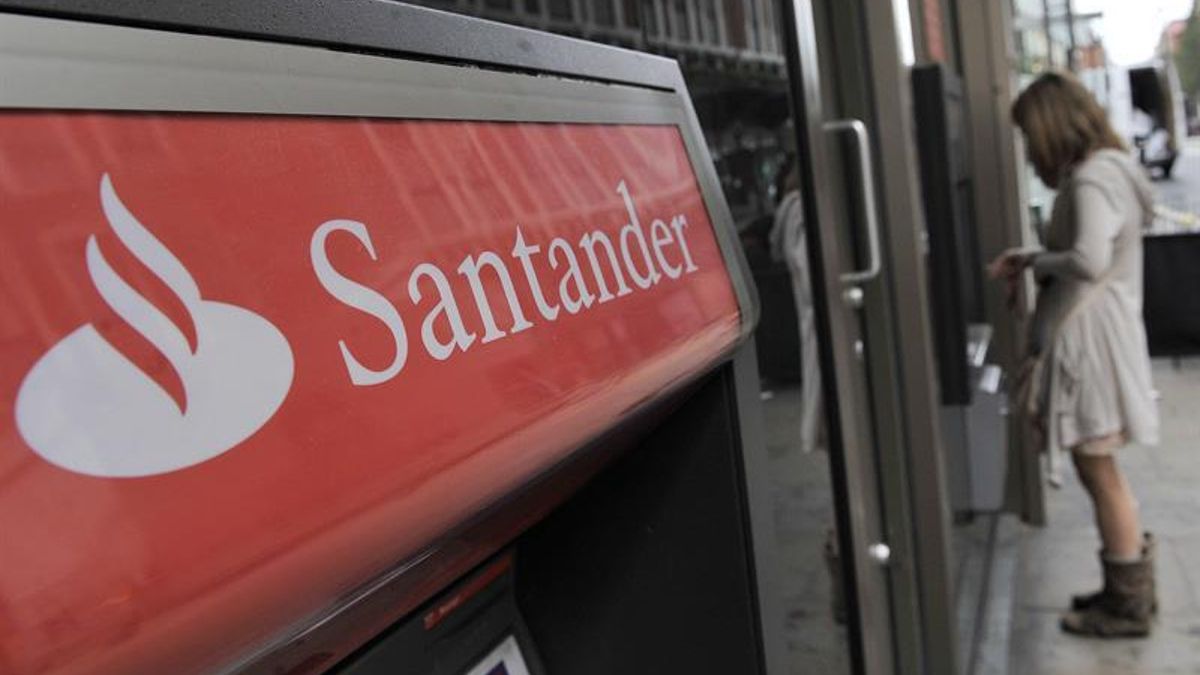 Un cajero del Santander.