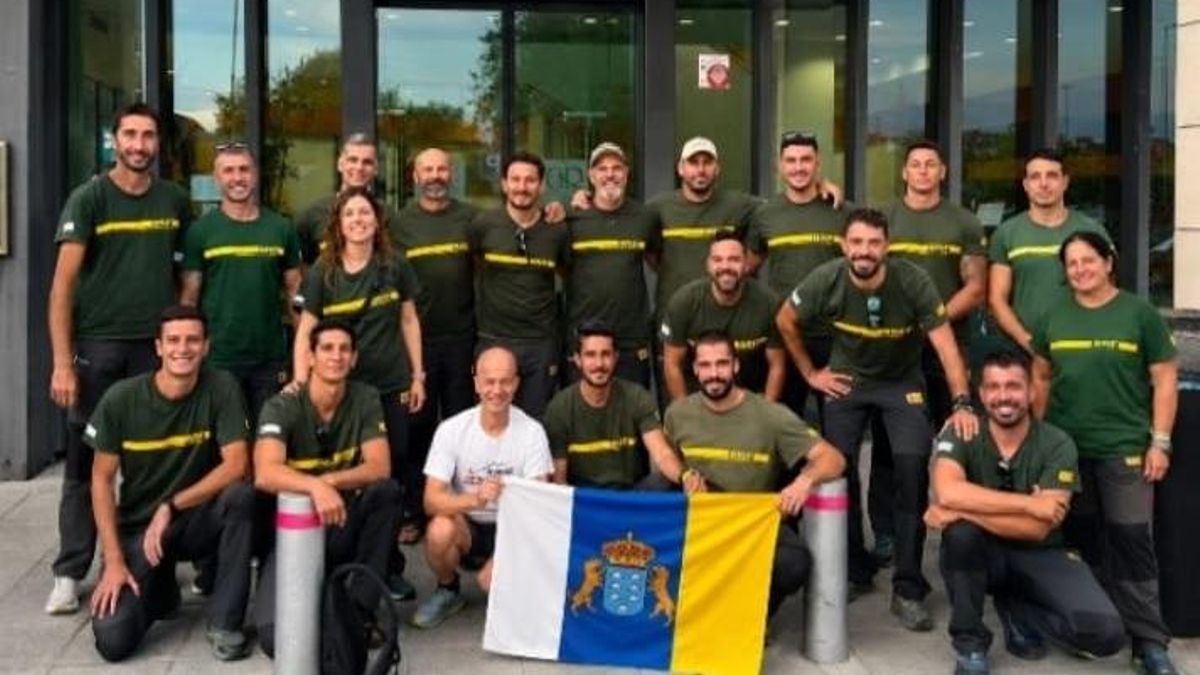 La BRIF de Puntagorda ‘combate’ en el incendio de Ávila, el mayor y más agresivo de la historia de España