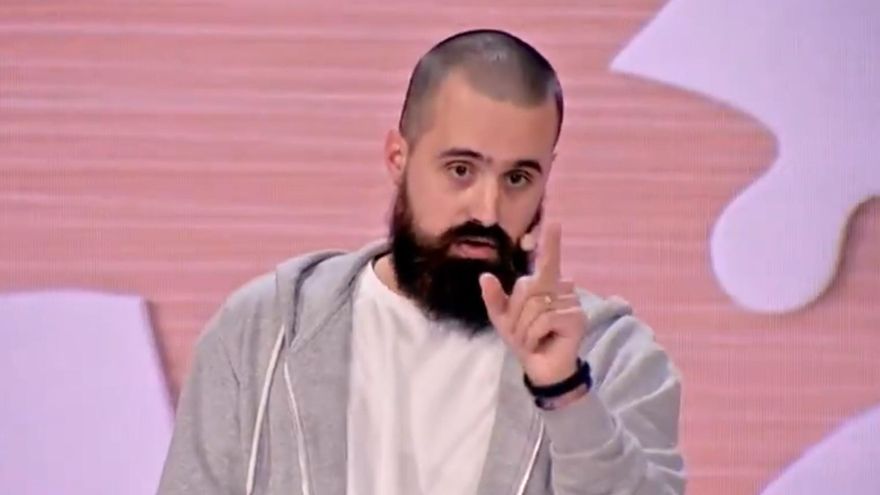 Uno de los portavoces de Tabarnia, Jaume Vives, durante la Convención Nacional del PP