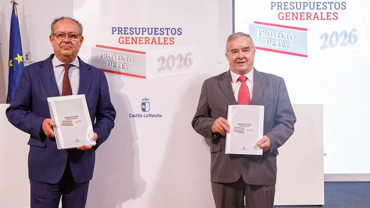 Presupuestos 2026: Castilla-La Mancha destinará el 72% del gasto a sanidad, educación y servicios sociales