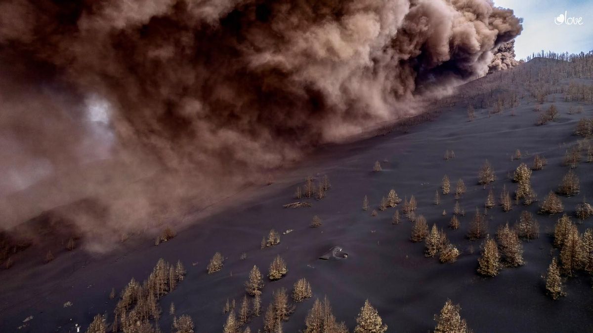 Erupción del Tajogaite.
