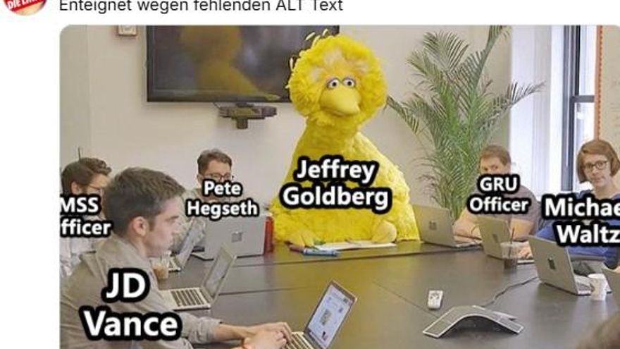 Los mejores memes del caso del periodista añadido por error a un chat de la Casa Blanca